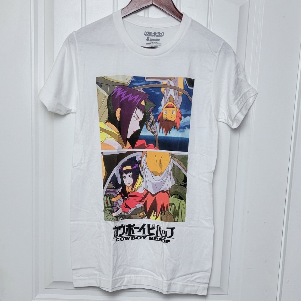 Cowboy Bebop White Short Sleeve Tshirt